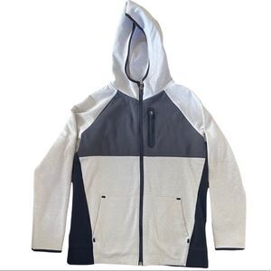 Old Navy Boys Active Black/Oatmeal Hoodie Size Large (10-12)